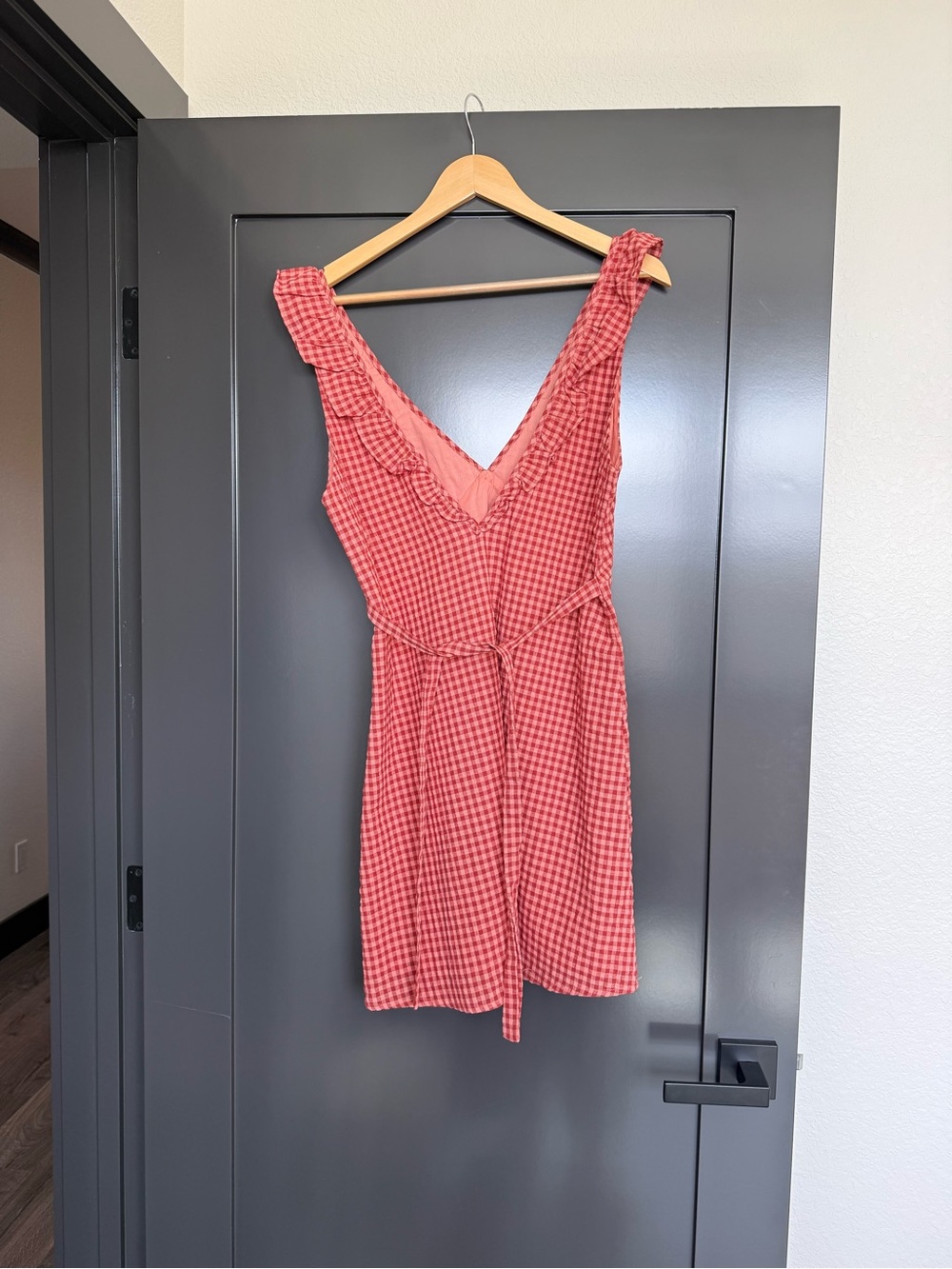 Rhythm Lola Check Ruffle Mini Dress - Picture 4 of 5